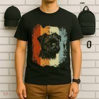 Retro Style Brussels Griffon Dog T-Shirt thumb 6