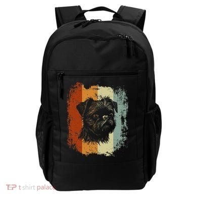 Retro Style Brussels Griffon Dog Backpack