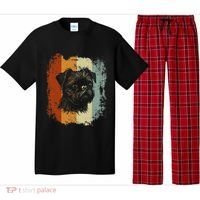 Retro Style Brussels Griffon Dog Pajama Set thumb 0