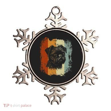 Retro Style Brussels Griffon Dog Ornament