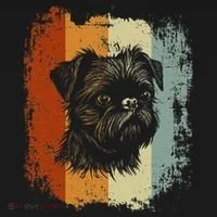 Retro Style Brussels Griffon Dog Toddler Hoodie thumb 2