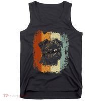 Retro Style Brussels Griffon Dog Tank Top thumb 0