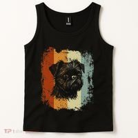 Retro Style Brussels Griffon Dog Tank Top thumb 2