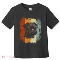 Retro Style Brussels Griffon Dog Toddler T-Shirt thumb 0