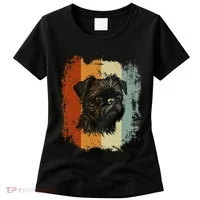 Retro Style Brussels Griffon Dog Women's T-Shirt thumb 0