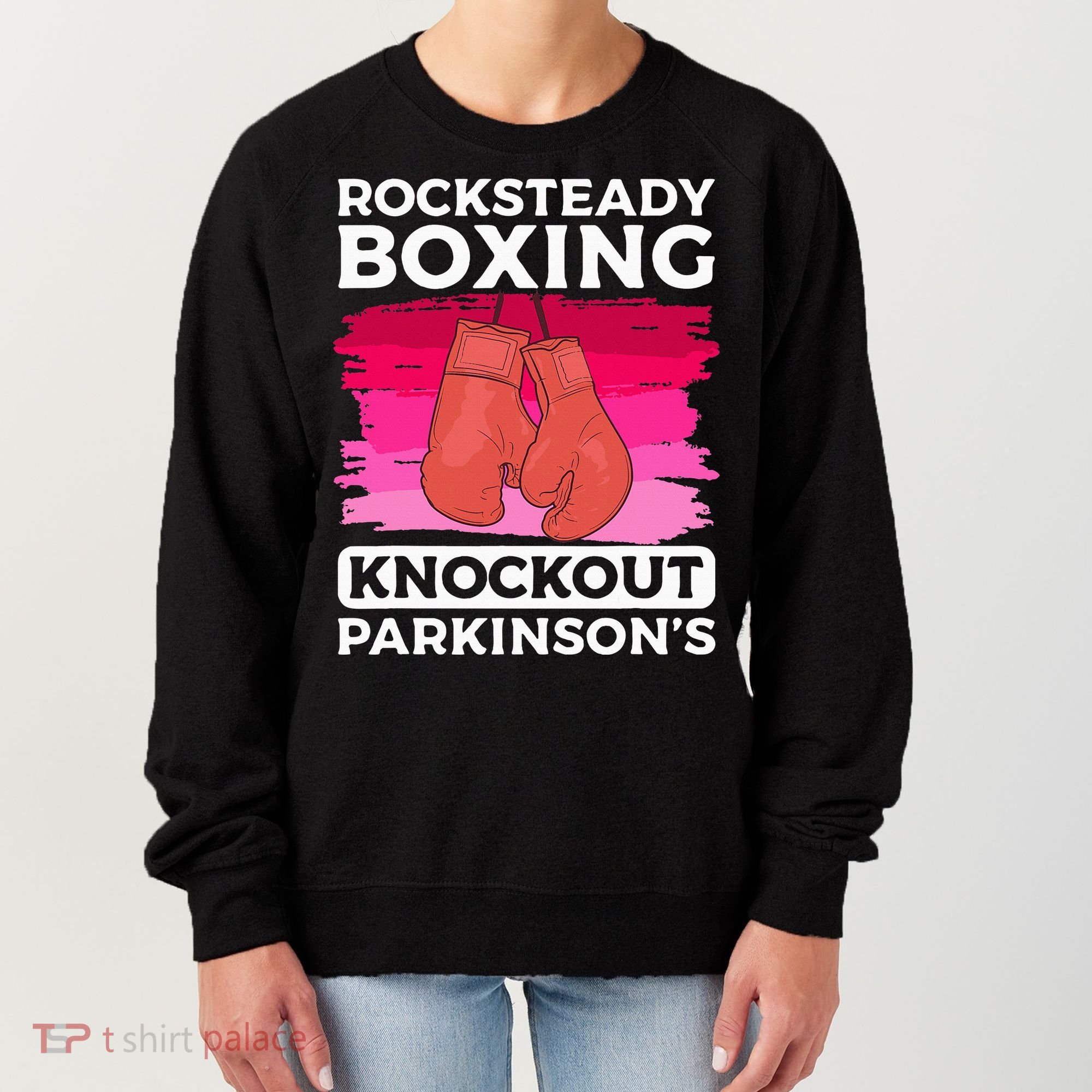 Rock Steady Boxing Knock Out ParkinsonS Awareness Women's Sweatshirt