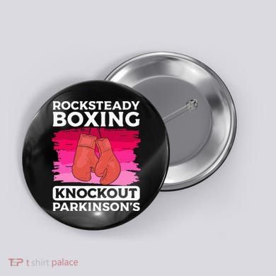 Rock Steady Boxing Knock Out ParkinsonS Awareness Button