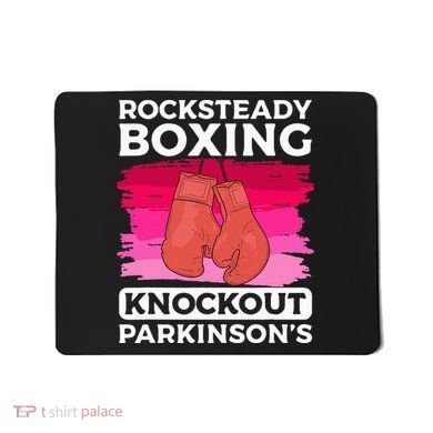 Rock Steady Boxing Knock Out ParkinsonS Awareness Mousepad