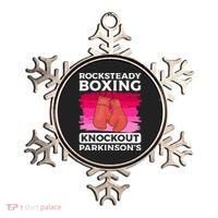 Rock Steady Boxing Knock Out ParkinsonS Awareness Ornament thumb 0