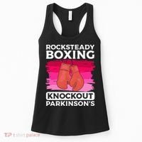 Rock Steady Boxing Knock Out ParkinsonS Awareness Women's Tank Top thumb 0