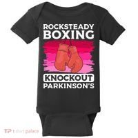 Rock Steady Boxing Knock Out ParkinsonS Awareness Baby Bodysuit thumb 0