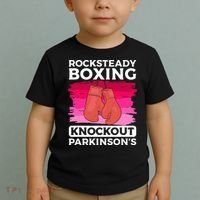 Rock Steady Boxing Knock Out ParkinsonS Awareness Toddler T-Shirt thumb 2