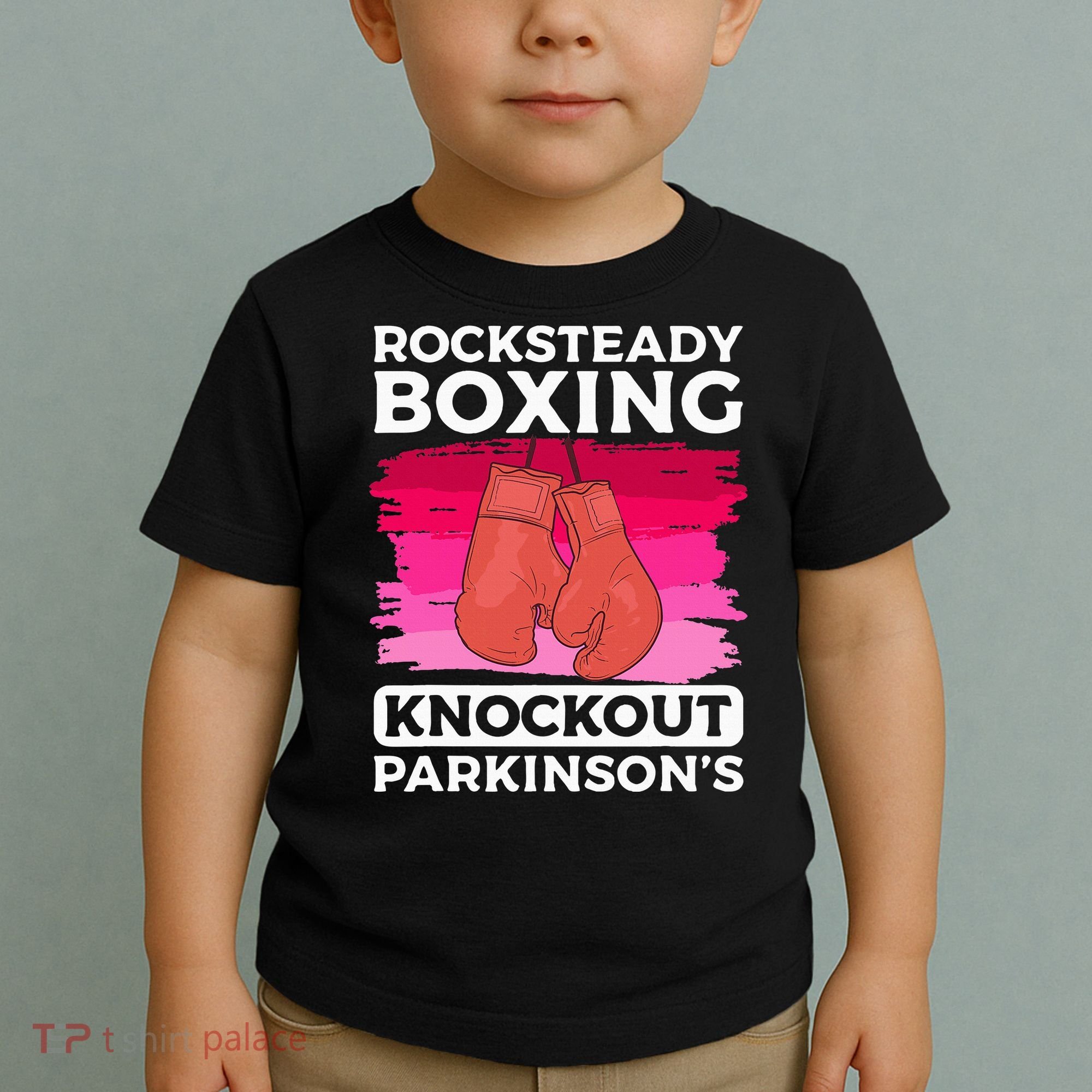 Rock Steady Boxing Knock Out ParkinsonS Awareness Toddler T-Shirt