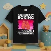 Rock Steady Boxing Knock Out ParkinsonS Awareness Toddler T-Shirt thumb 3