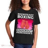 Rock Steady Boxing Knock Out ParkinsonS Awareness Kids T-Shirt thumb 2
