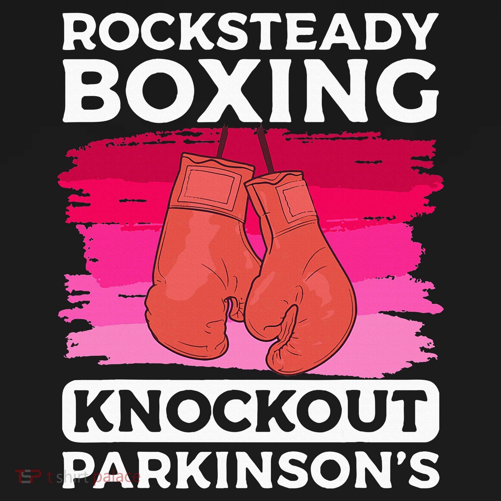 Rock Steady Boxing Knock Out ParkinsonS Awareness Tote Bag