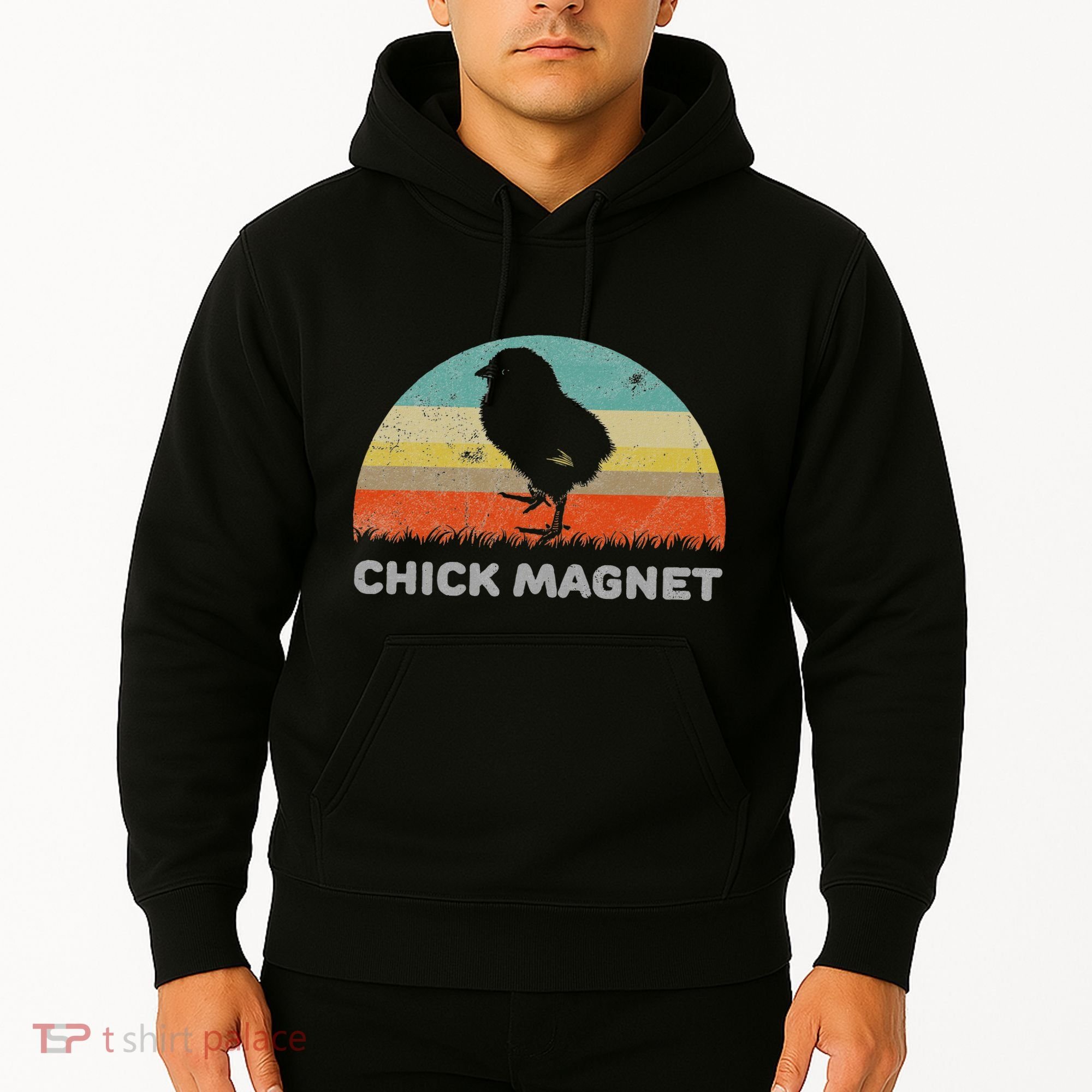 Retro Style Chick Magnet Hoodie