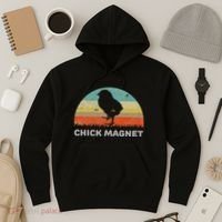 Retro Style Chick Magnet Hoodie thumb 3