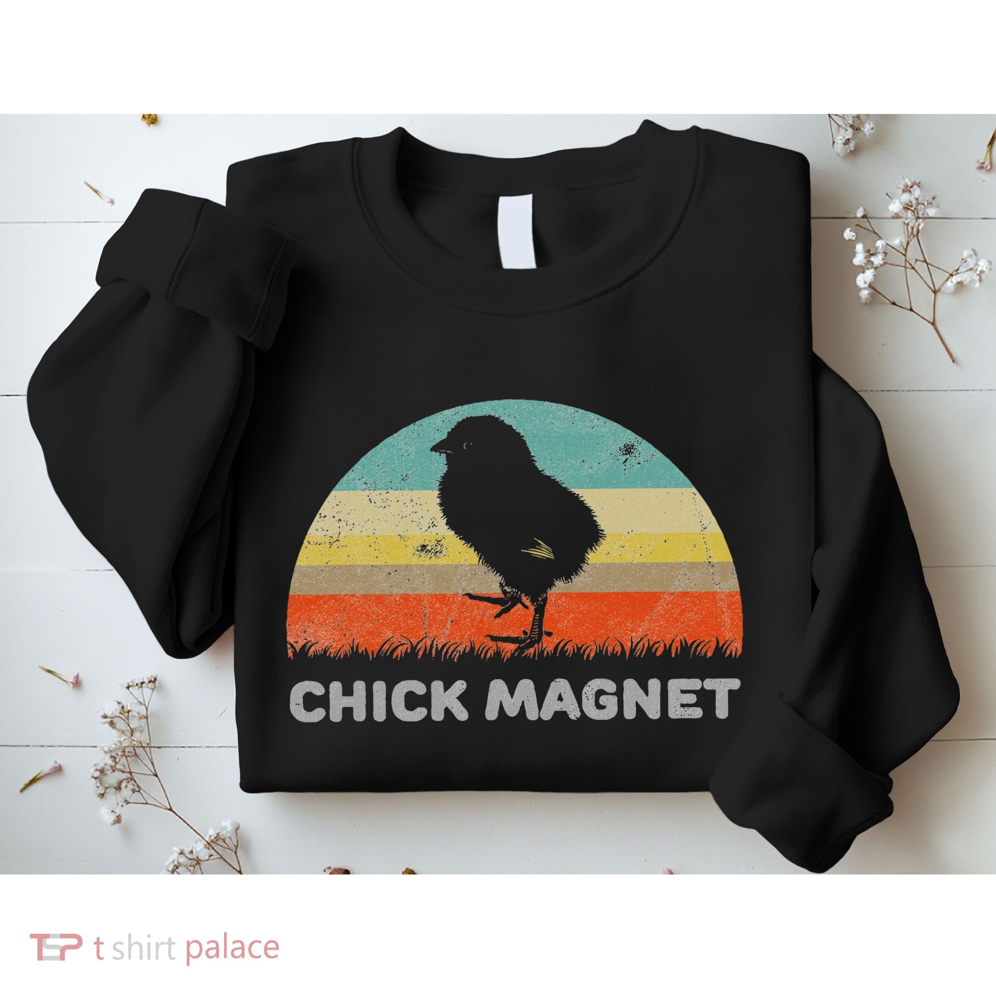 Retro Style Chick Magnet Sweatshirt