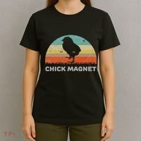 Retro Style Chick Magnet T-Shirt thumb 4