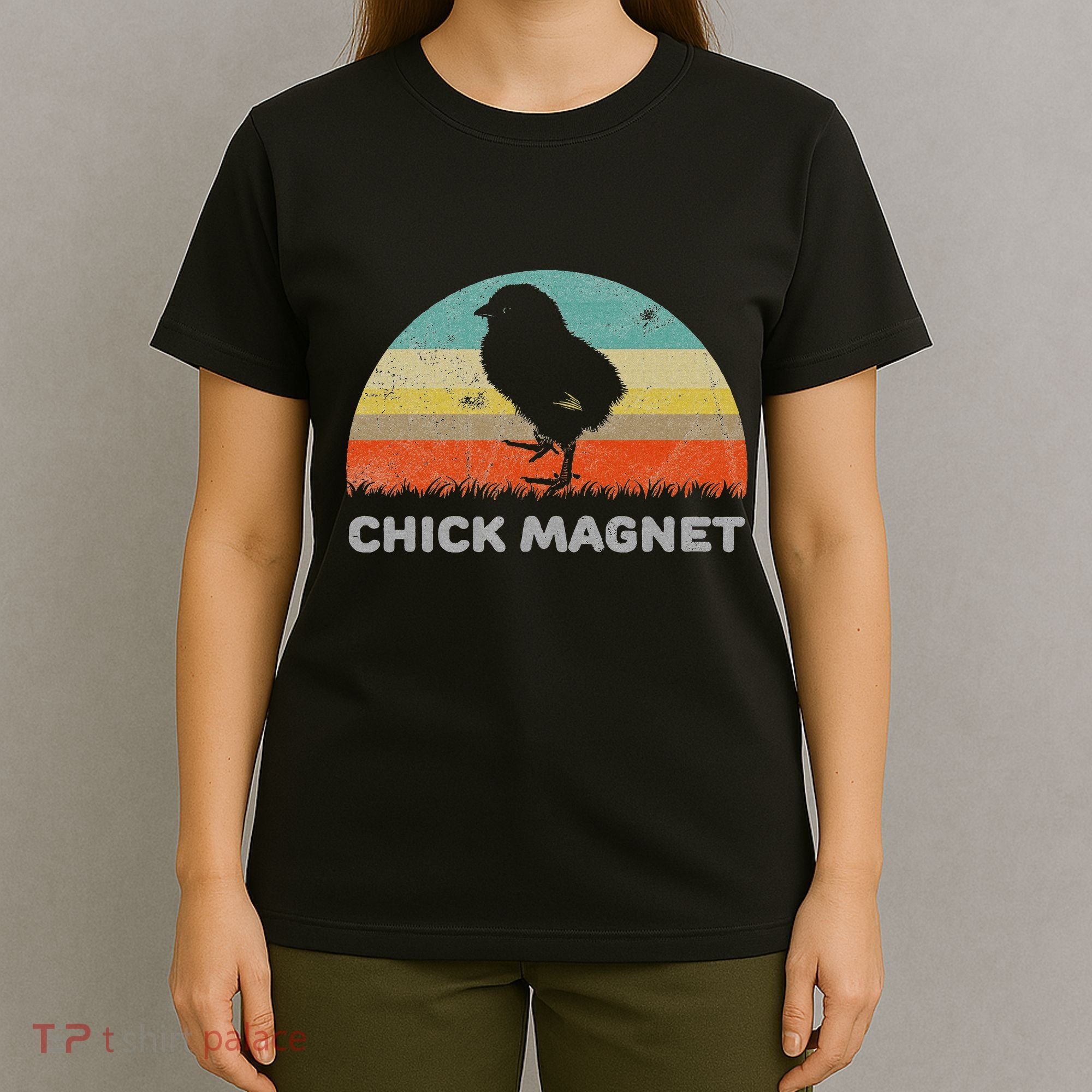 Retro Style Chick Magnet T-Shirt