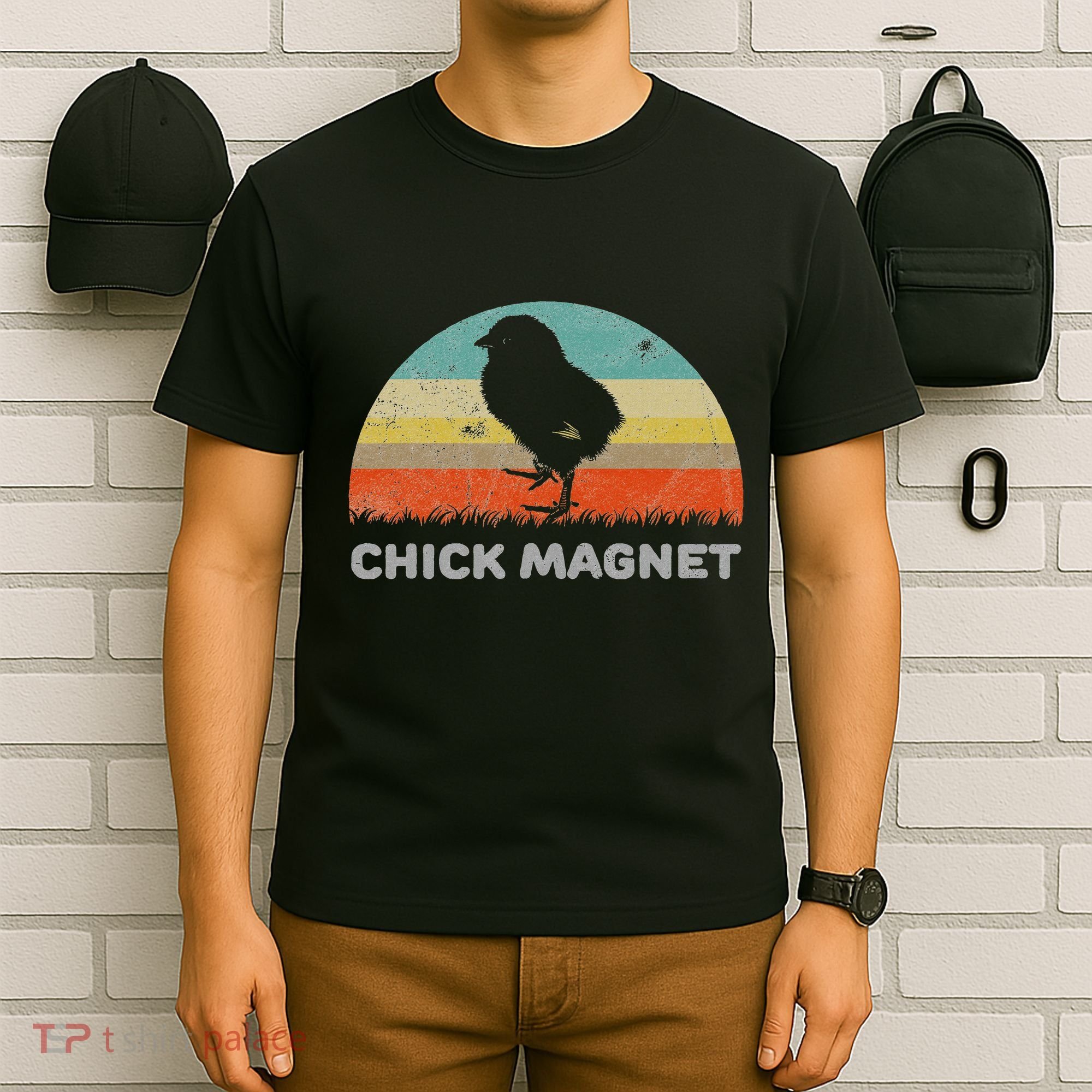 Retro Style Chick Magnet T-Shirt