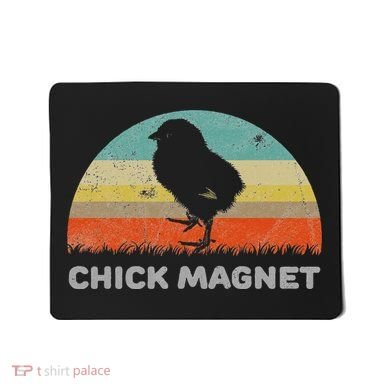 Retro Style Chick Magnet Mousepad