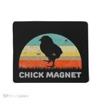 Retro Style Chick Magnet Mousepad thumb 0