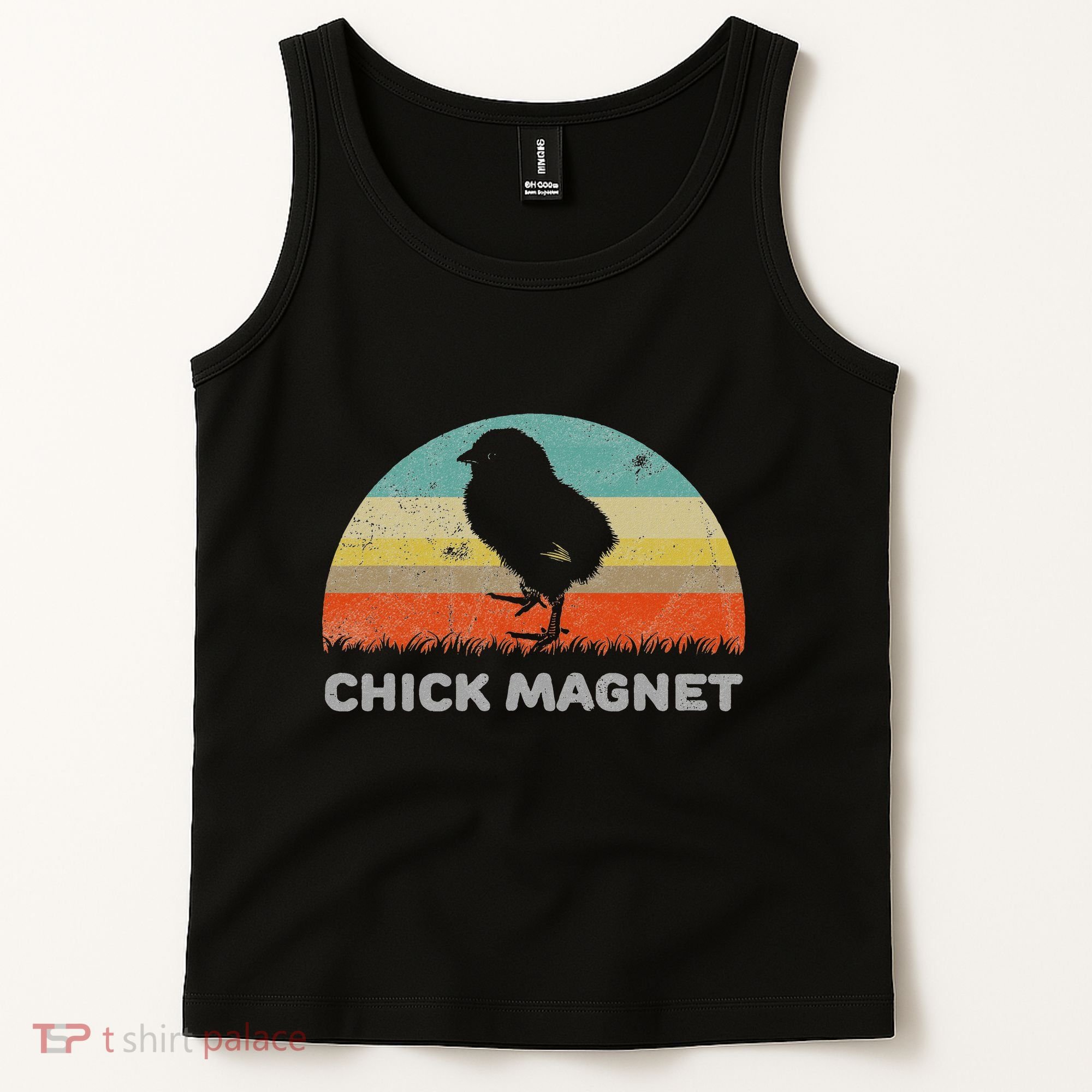 Retro Style Chick Magnet Tank Top