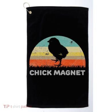 Retro Style Chick Magnet Golf Towel