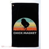 Retro Style Chick Magnet Golf Towel thumb 0
