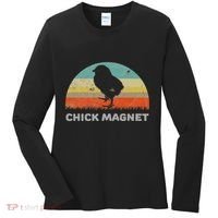 Retro Style Chick Magnet Women's Long Sleeve Shirt thumb 0