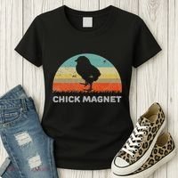 Retro Style Chick Magnet Women's T-Shirt thumb 3