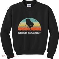 Retro Style Chick Magnet Kids Sweatshirt thumb 0