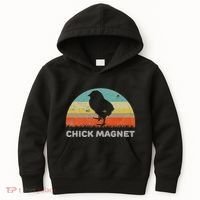 Retro Style Chick Magnet Kids Hoodie thumb 0