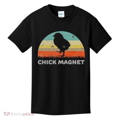 Retro Style Chick Magnet Kids T-Shirt