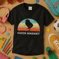 Retro Style Chick Magnet Kids T-Shirt thumb 3