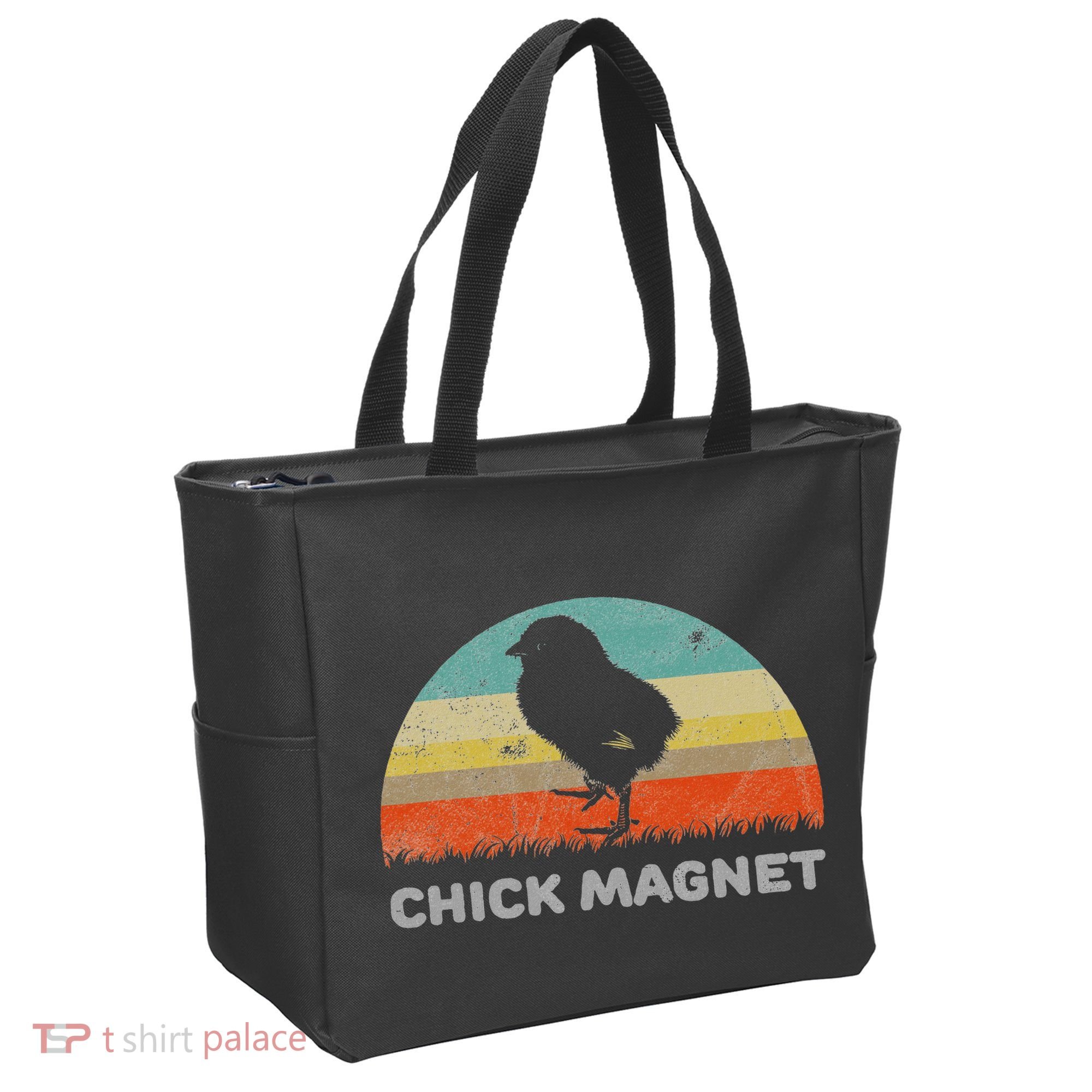 Retro Style Chick Magnet Tote Bag