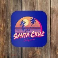 Retro Santa Cruz California Beach Sunset Gift Coaster thumb 0