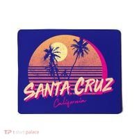 Retro Santa Cruz California Beach Sunset Gift Mousepad thumb 0