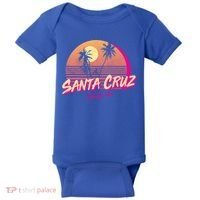 Retro Santa Cruz California Beach Sunset Gift Baby Bodysuit thumb 0