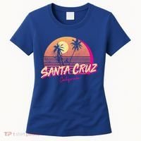 Retro Santa Cruz California Beach Sunset Gift Women's T-Shirt thumb 0