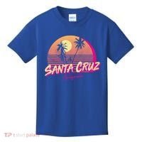 Retro Santa Cruz California Beach Sunset Gift Kids T-Shirt thumb 0