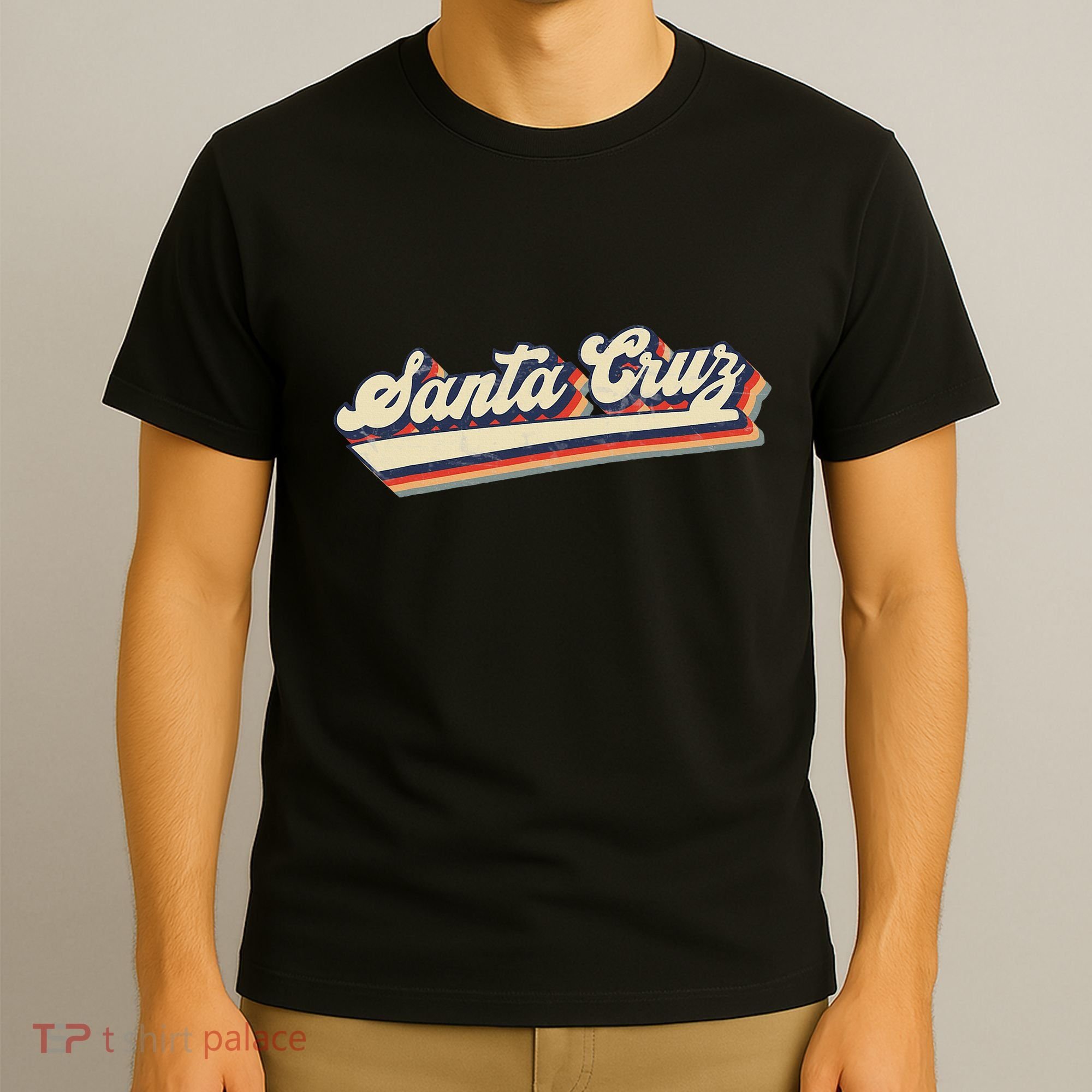 Retro Santa Cruz California Saying Surfer T-Shirt
