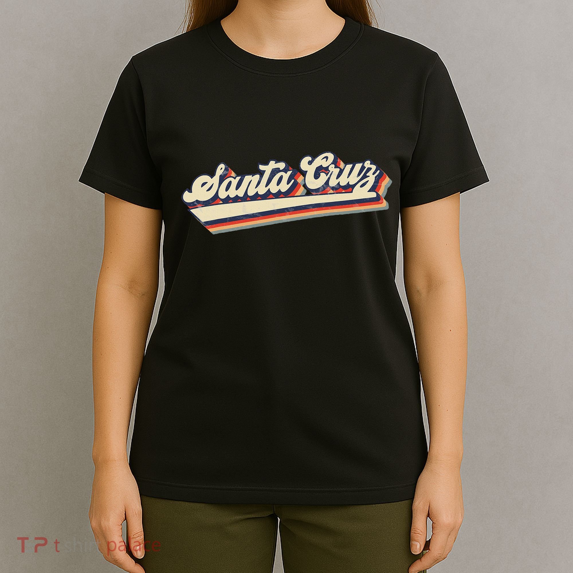 Retro Santa Cruz California Saying Surfer T-Shirt