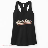 Retro Santa Cruz California Saying Surfer Women's Tank Top thumb 0