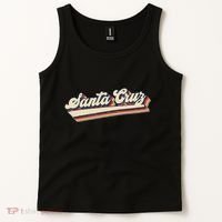 Retro Santa Cruz California Saying Surfer Tank Top thumb 2
