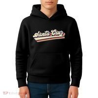 Retro Santa Cruz California Saying Surfer Kids Hoodie thumb 4