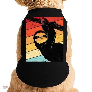 Retro Sloth Cute Sloth Lover Sloth Doggie Tank