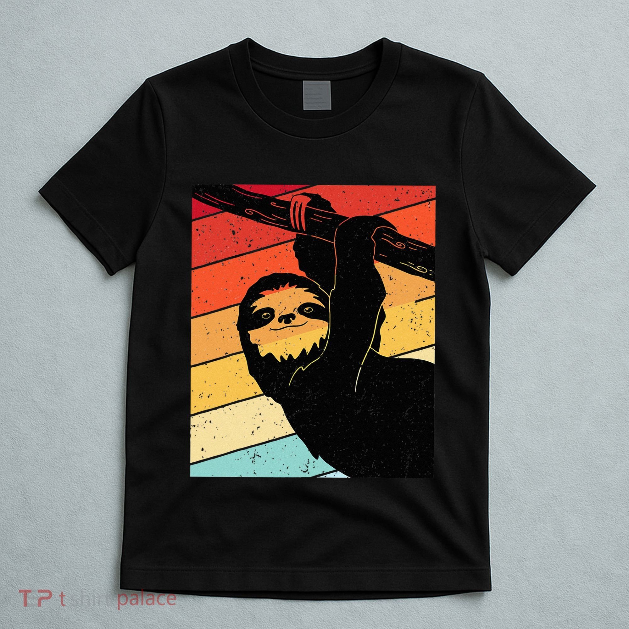 Retro Sloth Cute Sloth Lover Sloth T-Shirt